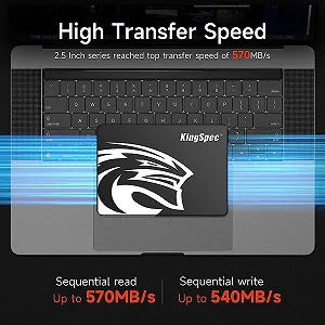 Внутренний SSD накопитель KingSpec 2TB 2.5" SATA III 3D NAND synthetic.ua - Фото 1