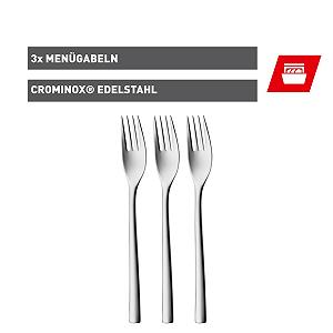 Вилка обеденная Silit Trend 21 см, набор 3 шт, полированная нержавеющая сталь synthetic.ua - Фото 1