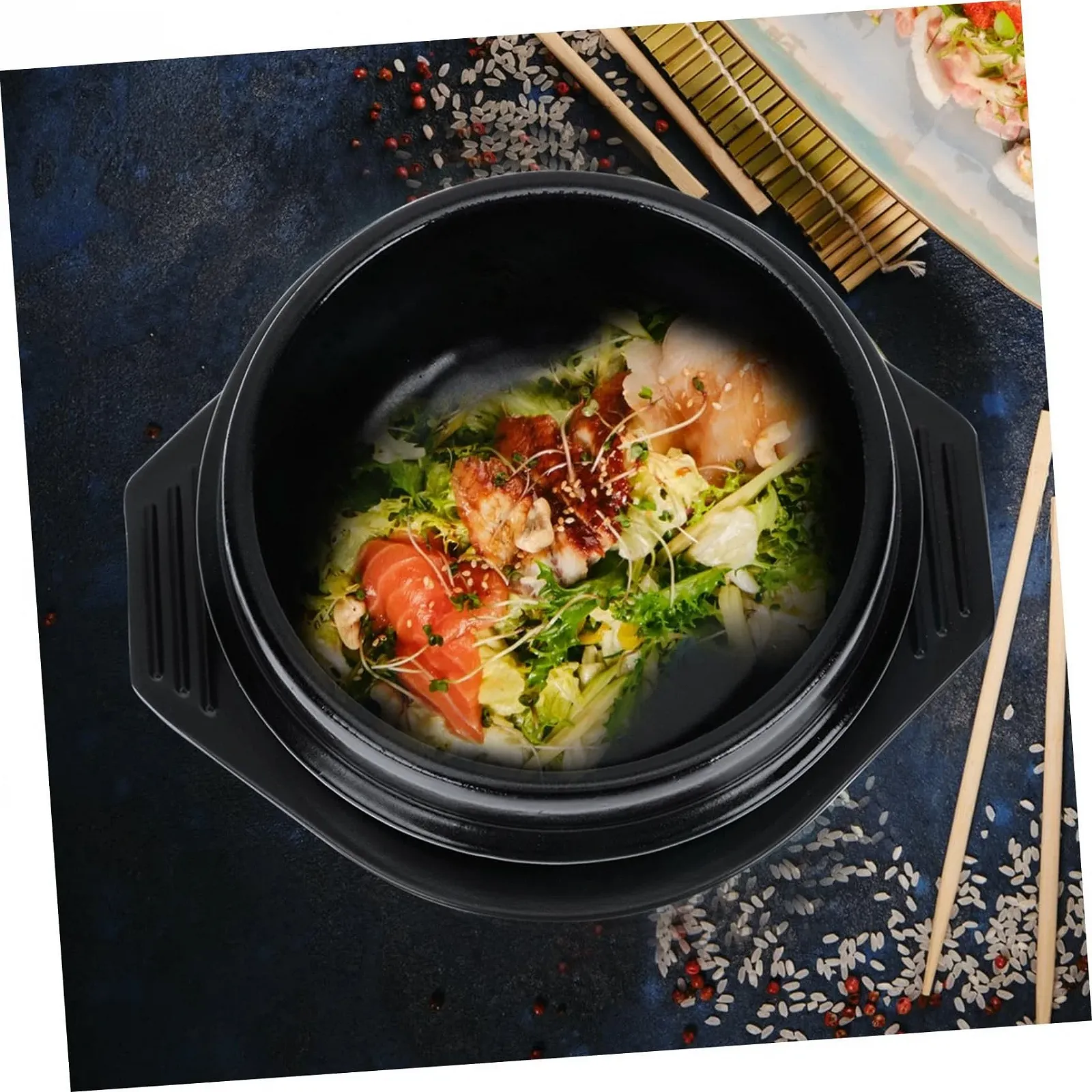 Керамическая кастрюля VALICLUD с подставкой, термостойкая, фото №5 Керамическая кастрюля VALICLUD с подставкой, термостойкая, фото №5