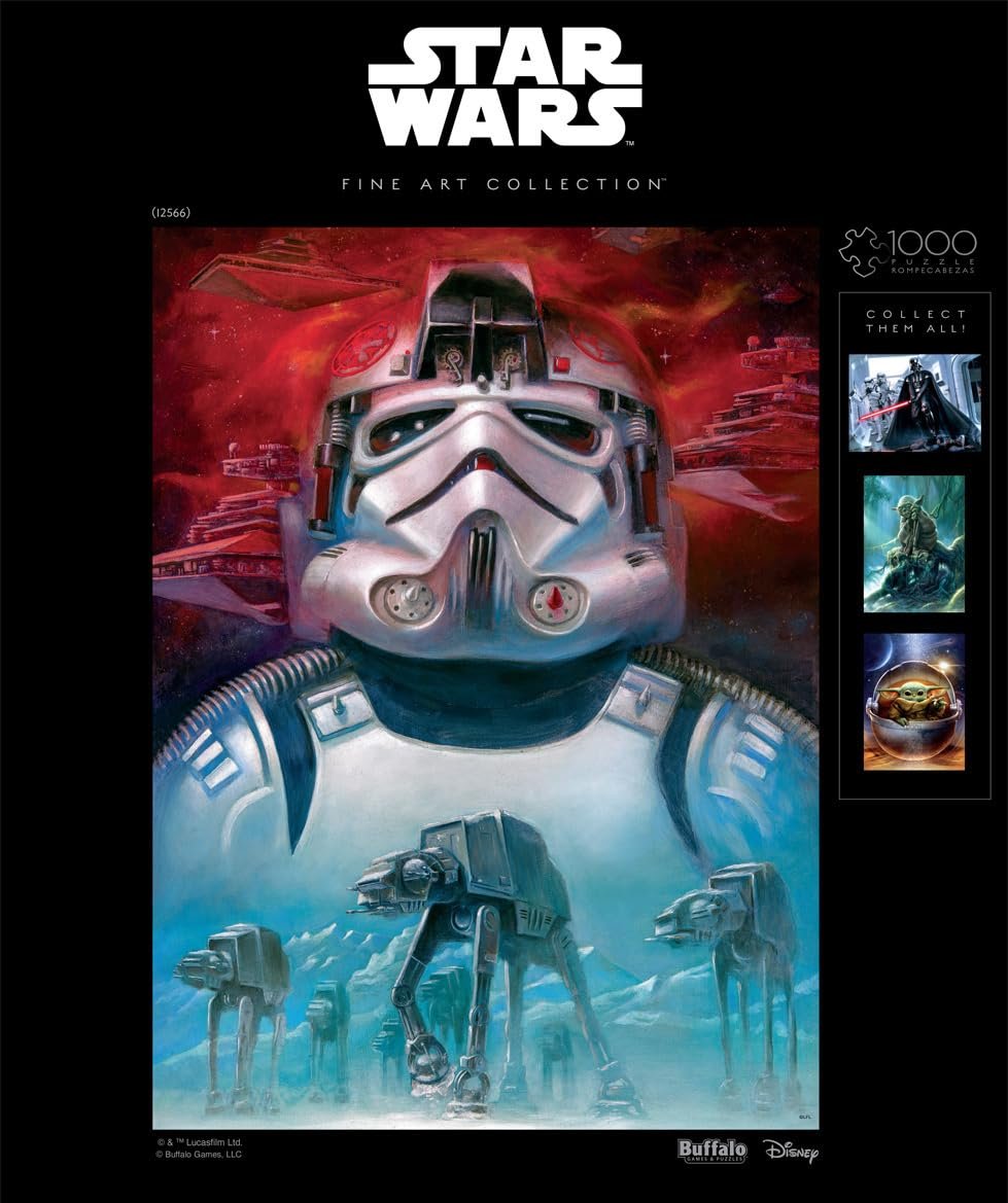 Пазл Buffalo Games Star Wars Fine Art AT-AT Pilot 1000 элементов, фото №5