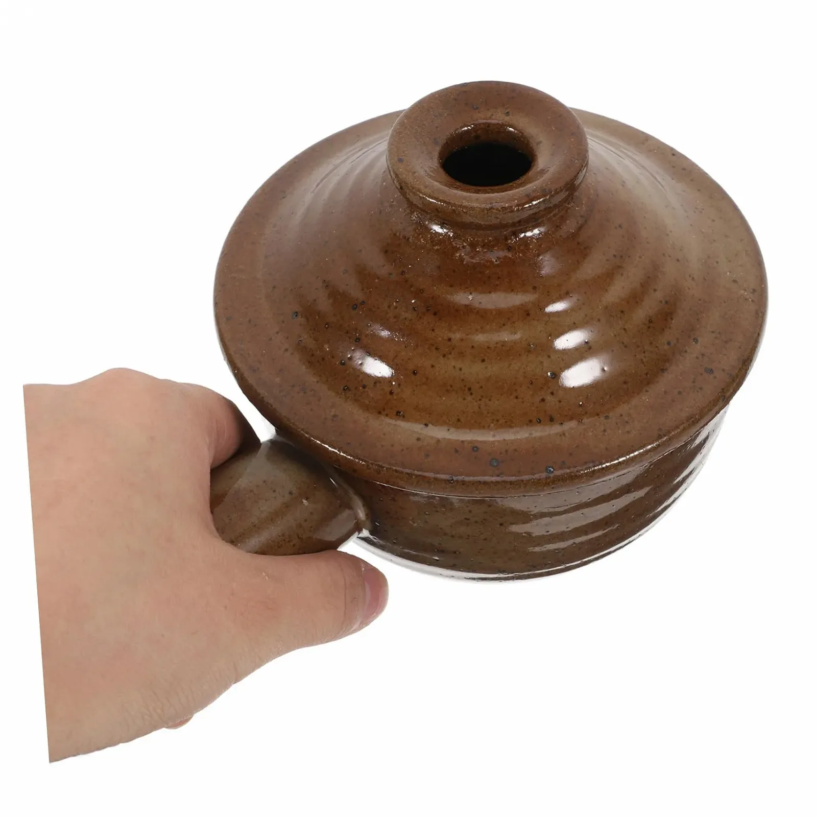 Ківш для супу VALICLUD з кришкою керамічний антипригарний, фото №7