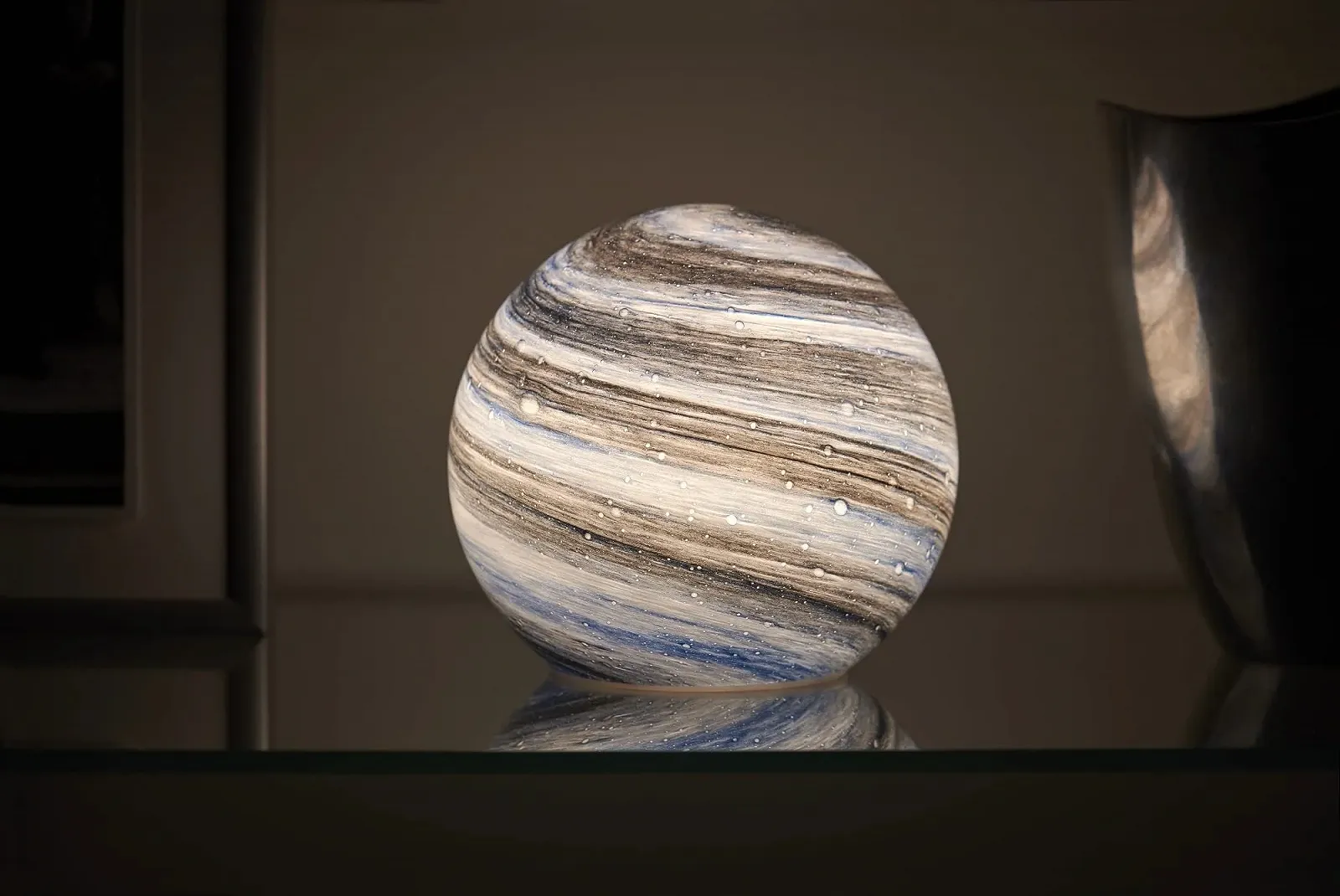 Настільна лампа Auraglow Art Planet LED бездротова на батарейках [Neptune, Jupiter, Jade], фото №3