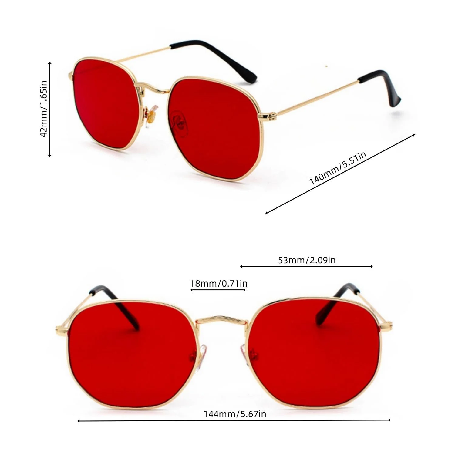 Сонцезахисні окуляри Багатокутні Модні qinqilanqi-S для Чоловіків та Жінок, Класична Супер Легка Металева Оправа, UV Захист, фото №3 Сонцезахисні окуляри Багатокутні Модні qinqilanqi-S для Чоловіків та Жінок, Класична Супер Легка Металева Оправа, UV Захист, фото №3