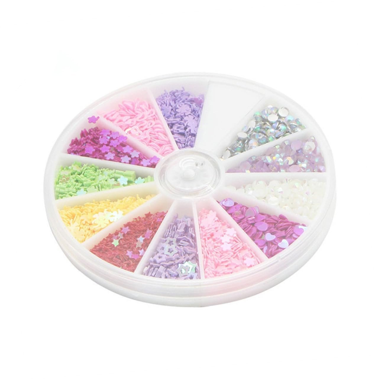 Блискітки для манікюру 2 коробки, наклейки на нігті, блискітки, фото №7