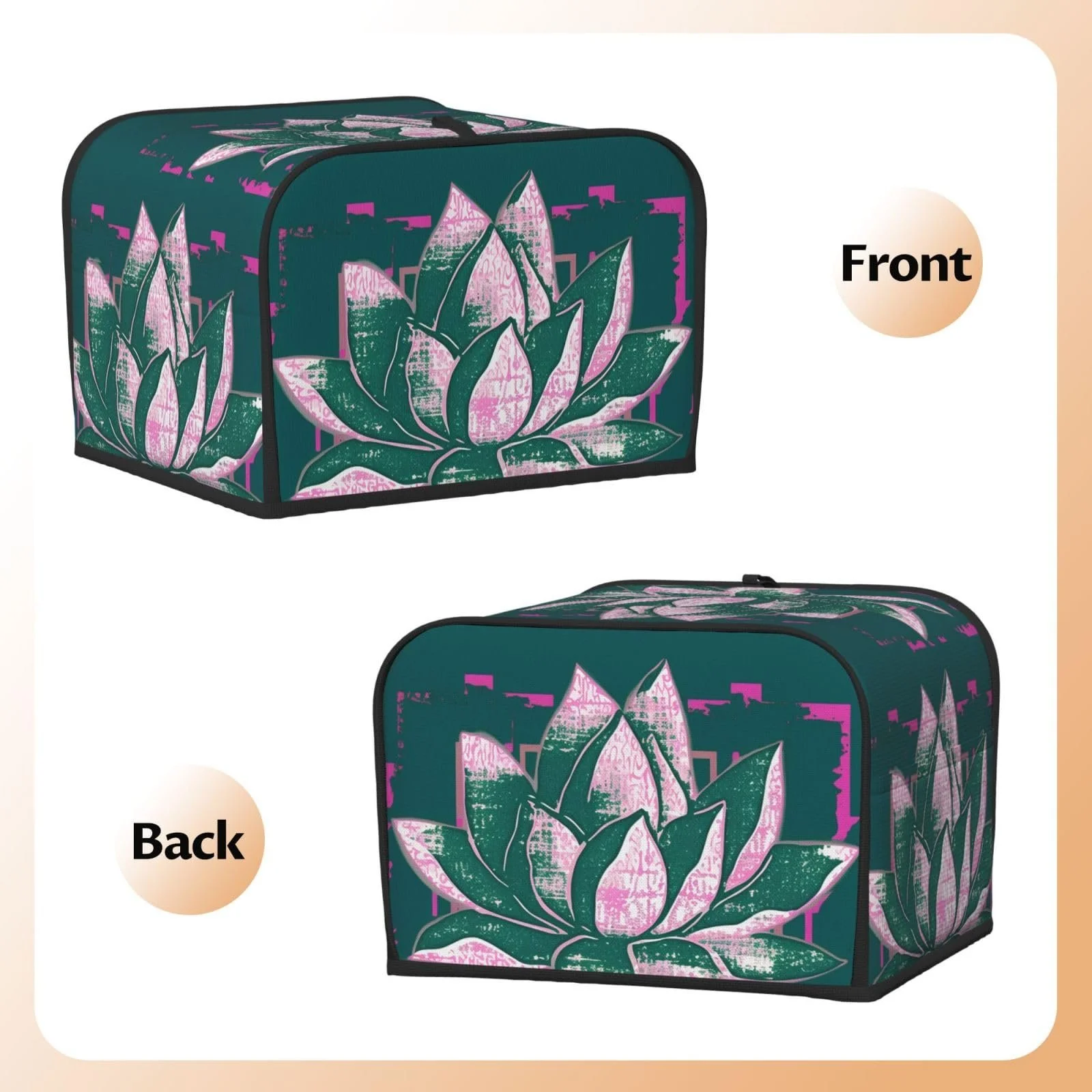 Чохол для тостера на 4 скибки Lotus Flower Namaste, фото №6 Чохол для тостера на 4 скибки Lotus Flower Namaste, фото №6