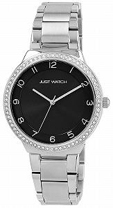 Купить Женские часы Just Watch Airi 40 мм, серебристый/черный - Фото 1 Женские часы Just Watch Airi 40 мм, серебристый/черный - Фото 1