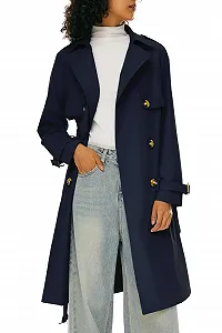 Тренч Orolay 3/4 Длины Двубортный с лацканами - Фото 1