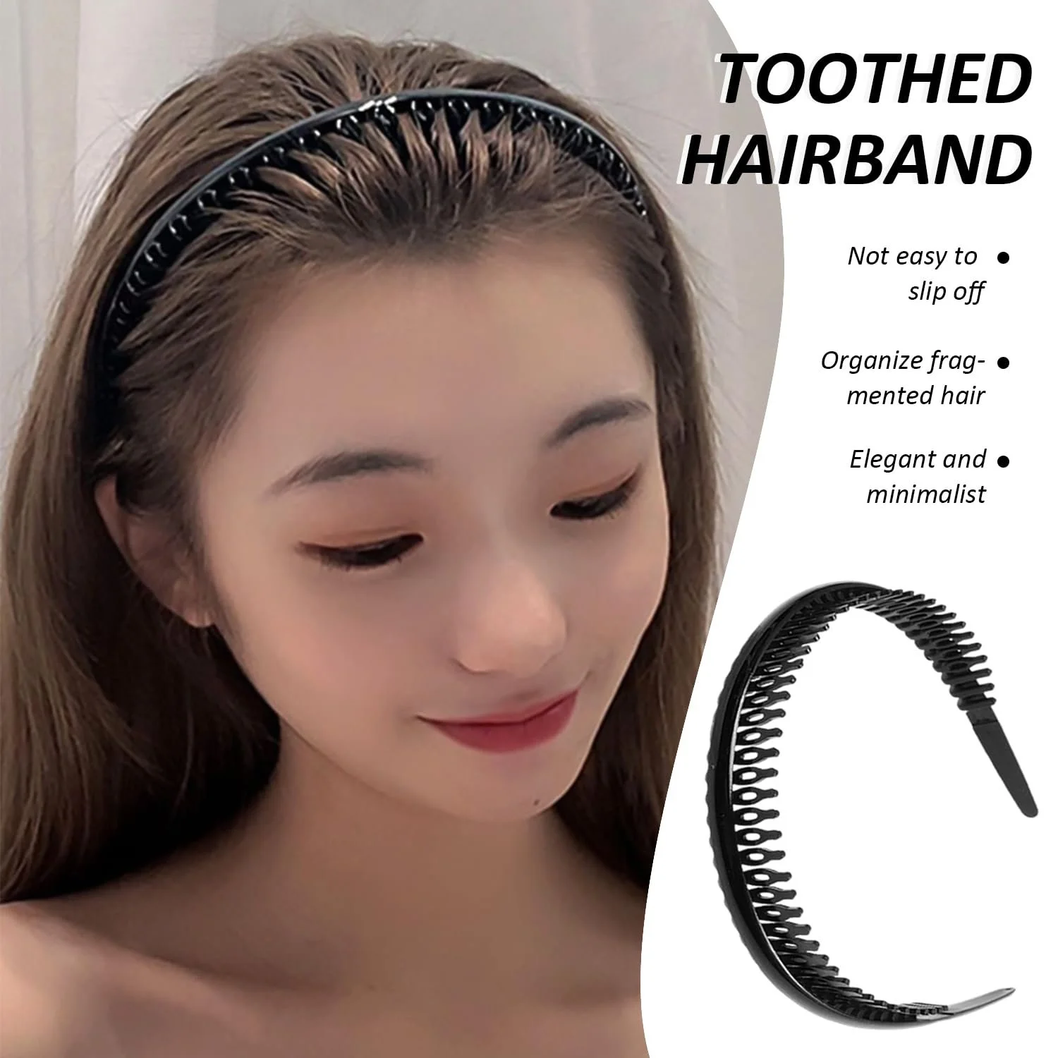 Набір: Обруч 4 шт чорний, фото №5