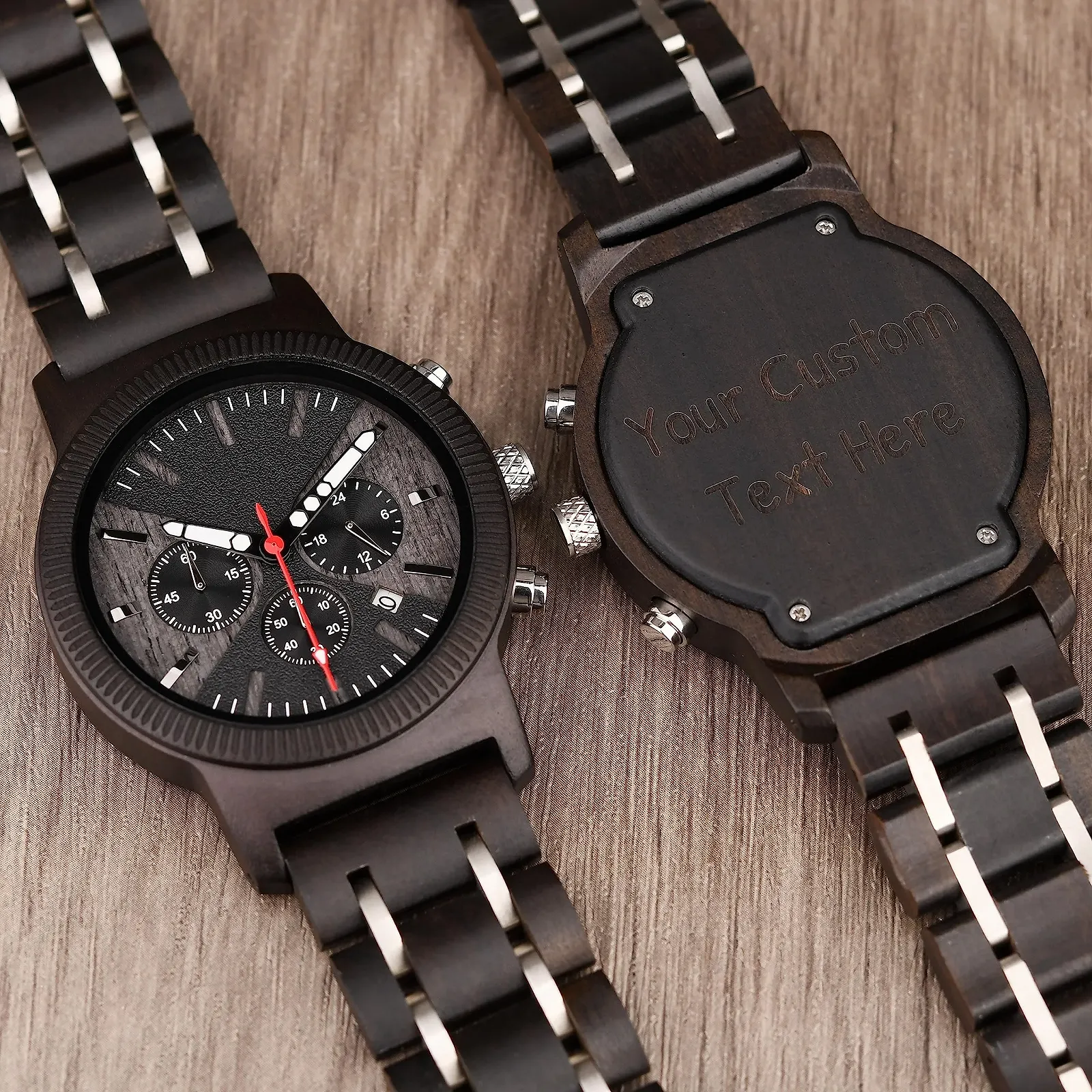 Дерев'яний годинник LMWOOD, фото №5