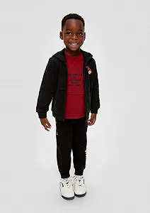 Куртка s.Oliver для мальчиков с капюшоном и принтом на спине synthetic.ua - Фото 1