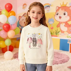 Світшот Gumyoss для дівчат, дитячий бавовняний synthetic.ua - Фото 1