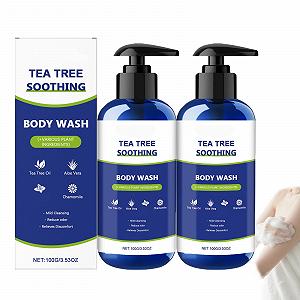 Гель для душу Teebaum Чайне дерево Глибоке очищення та зволоження (2 шт) - Фото 1