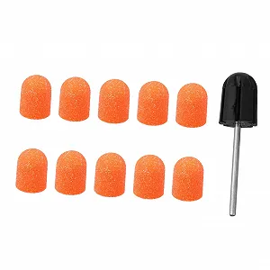 Набор шлифовальных колпачков для ногтей Healvian 10 шт. - Фото 1