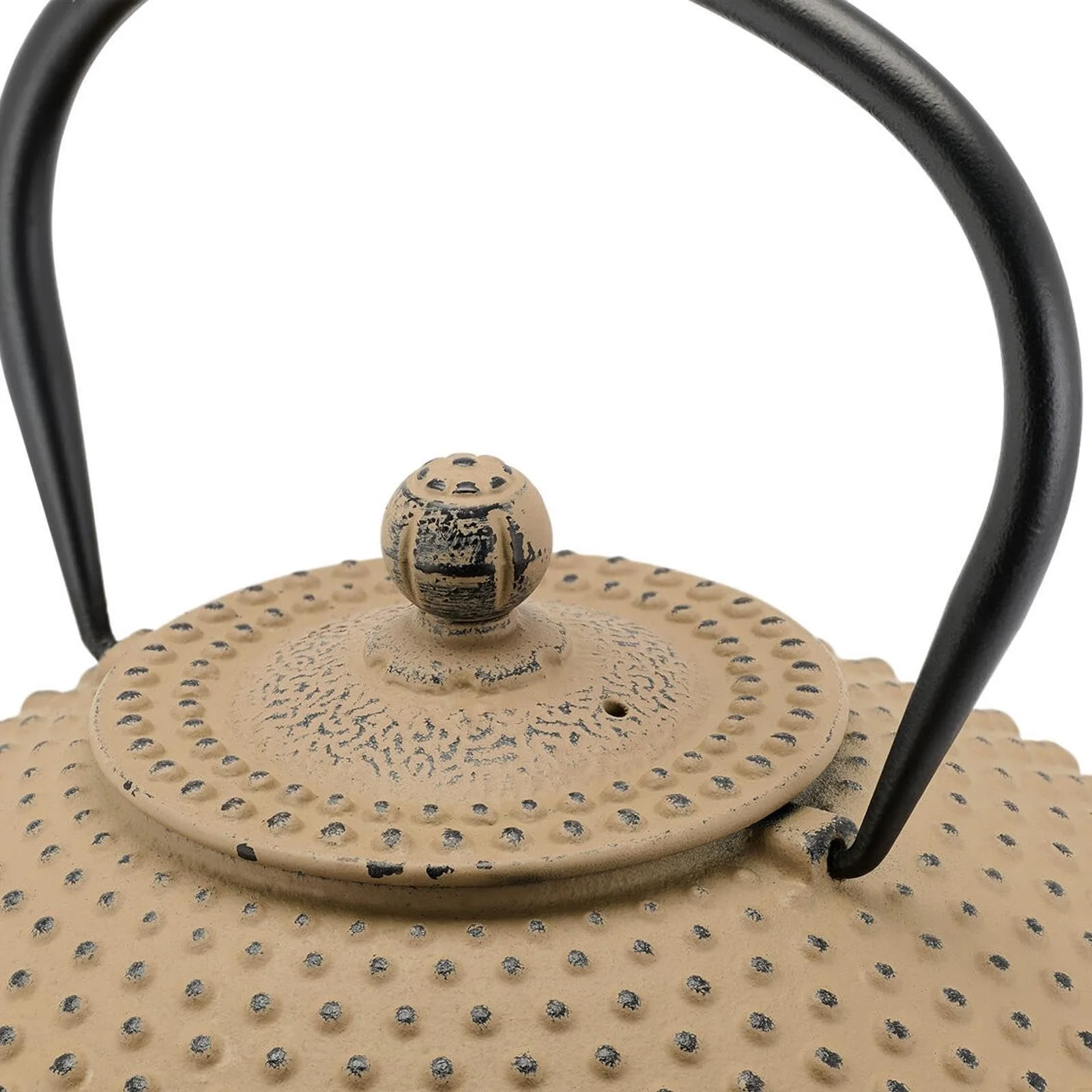 Чайник-заварник Bredemeijer Asia Плоский Чавунний 1.25 літра Пісочний з 6 Чайними Чашками та Чайним Фільтром, фото №2