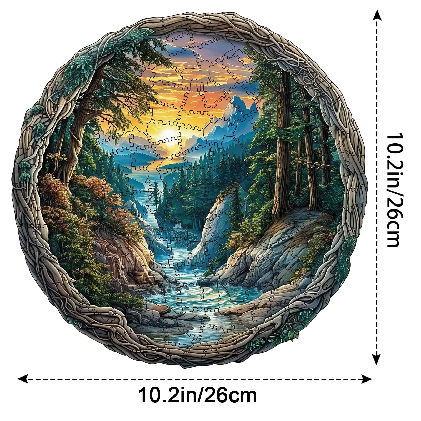 Деревянный пазл Landscape 200 элементов Уникальная форма животных, фото №5 Деревянный пазл Landscape 200 элементов Уникальная форма животных, фото №5