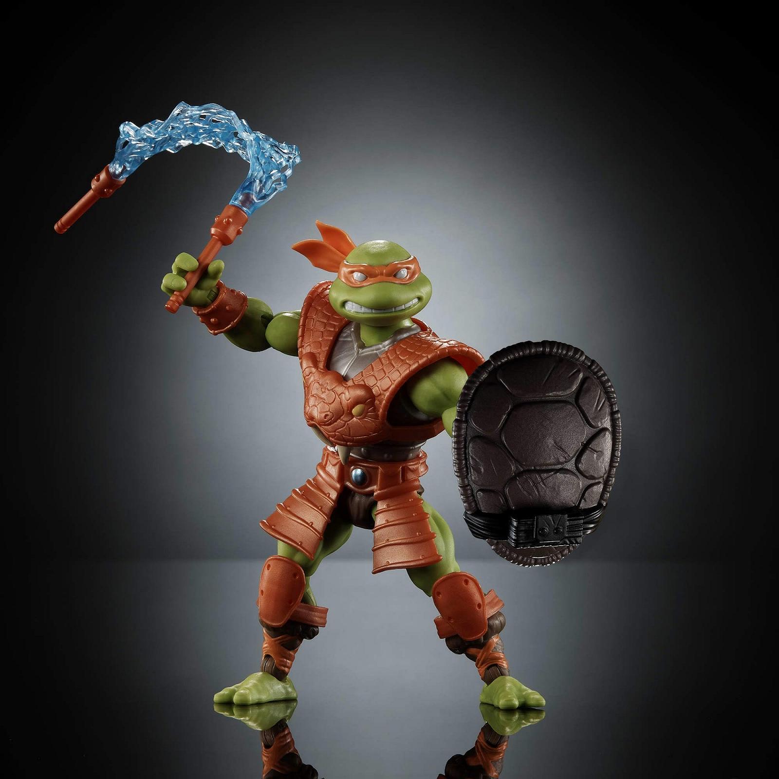 Фигурка Masters of the Universe Origins Michelangelo Reptile Wars, фото №3