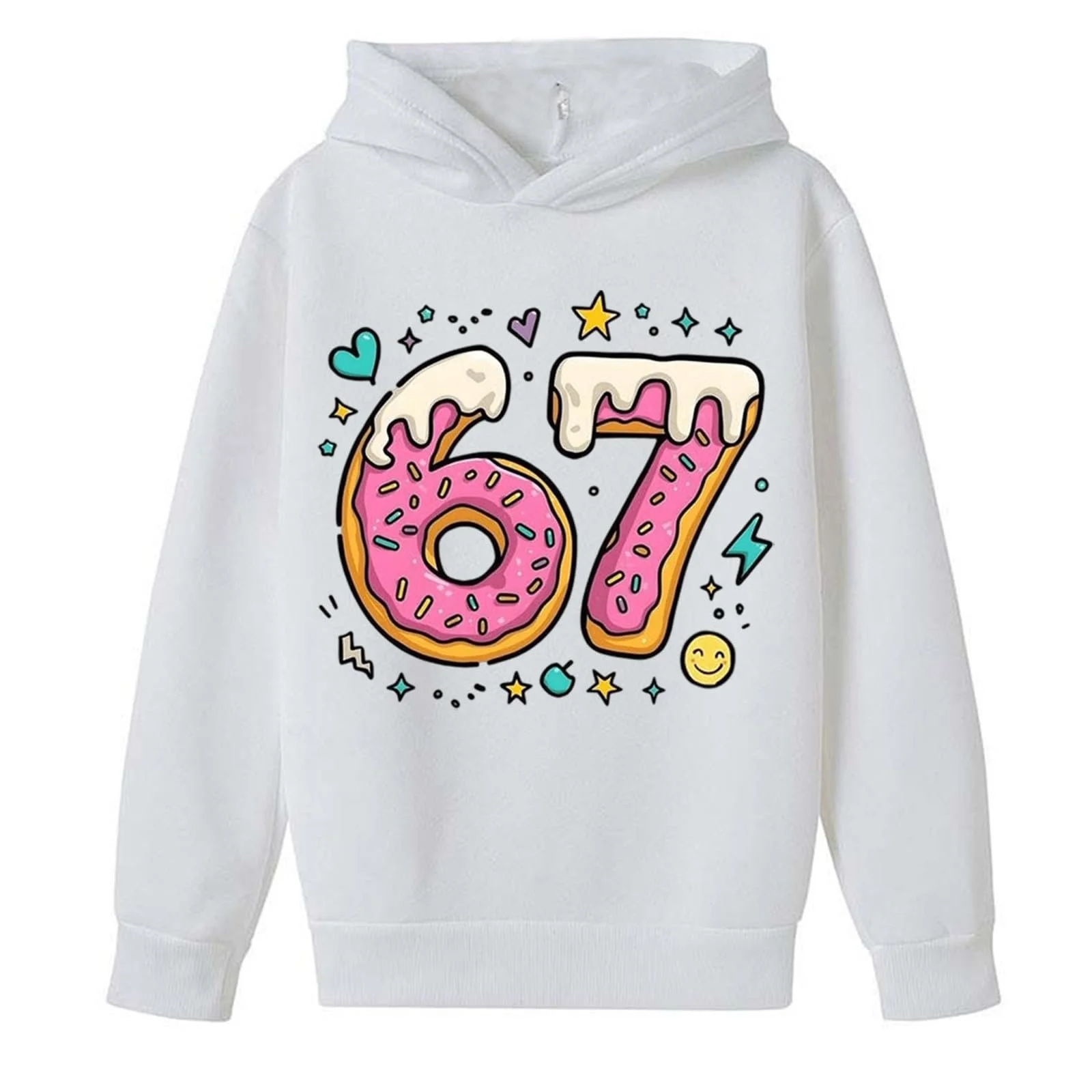 Дитячий худі з принтом, м'яка флісова, фото №1