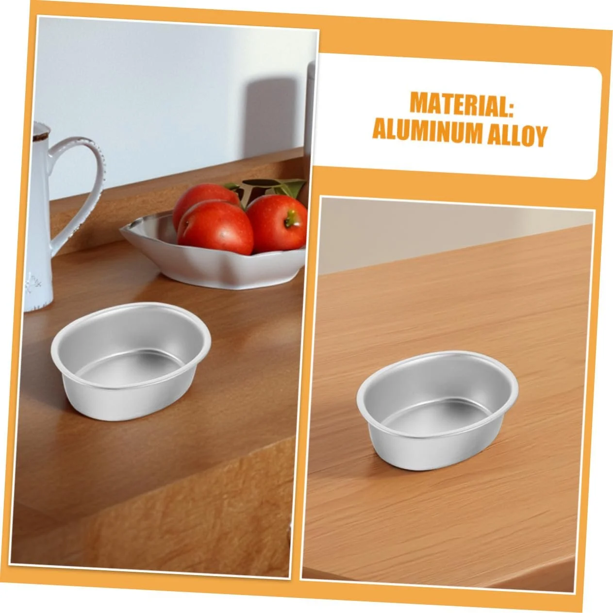 Форми для запікання VALICLUD Набір 2 шт. Овальні Алюмінієвий сплав Антипригарне покриття, фото №9