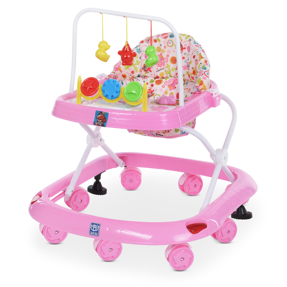 Дитячі ходунки Bambi M 0541C рожеві, фото №1