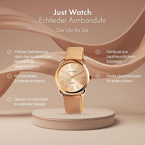 Женские часы Just Watch Maisie JW10006, нержавеющая сталь, натуральная кожа, классические, аналоговые, кварцевые, кожа, бежевый, ремешок цена на synthetic.ua - Фото 1 Женские часы Just Watch Maisie JW10006, нержавеющая сталь, натуральная кожа, классические, аналоговые, кварцевые, кожа, бежевый, ремешок synthetic.ua - Фото 1