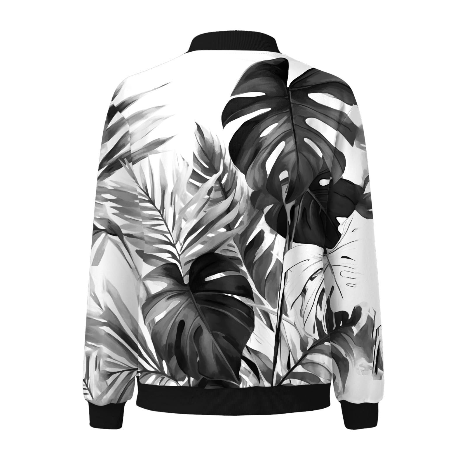 Жіноча куртка-бомбер Generisch Весняна куртка Короткий бомбер, фото №5 Жіноча куртка-бомбер Generisch Весняна куртка Короткий бомбер, фото №5