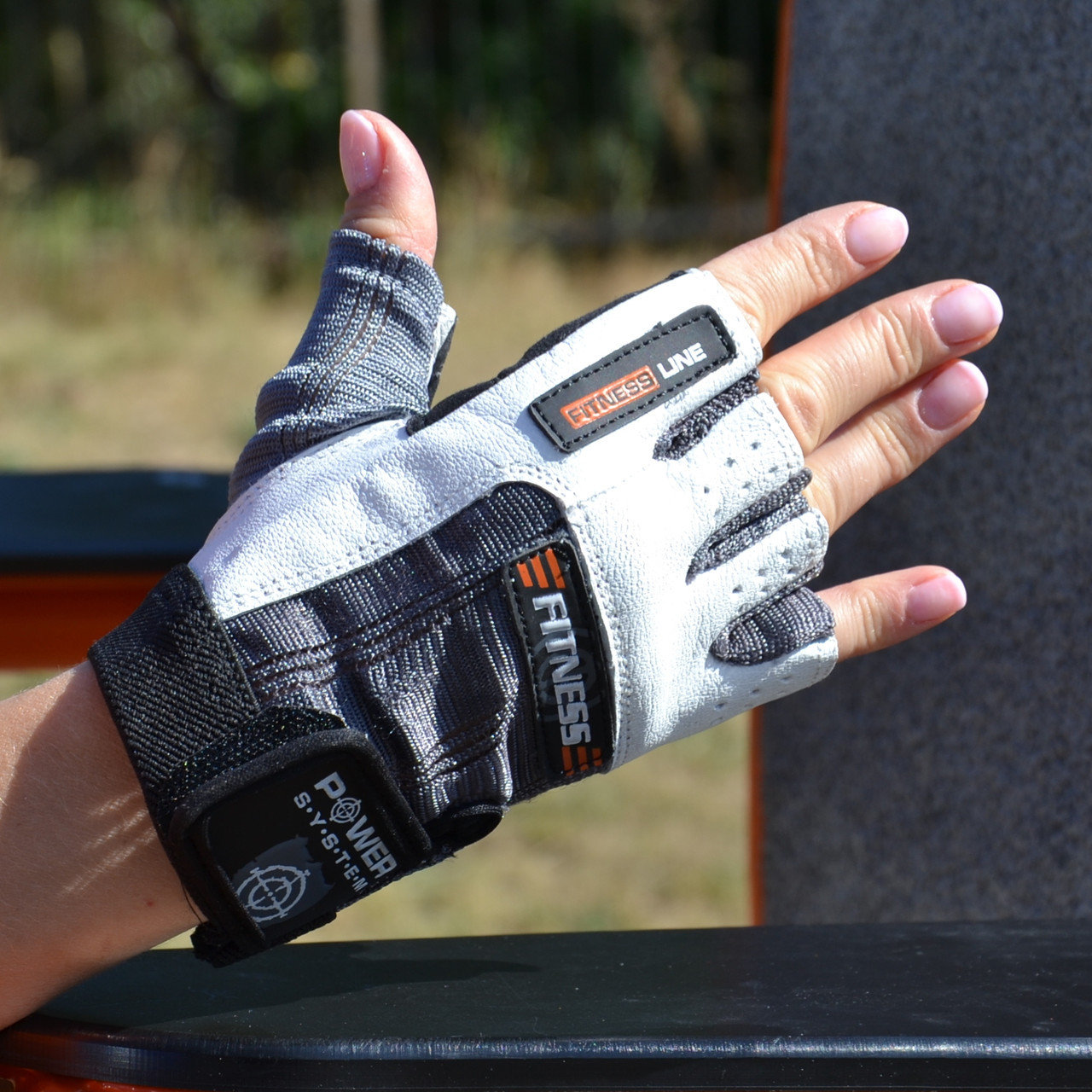 Рукавички для фітнесу Power System PS-2300 Fitness Grey/White XL, фото №5