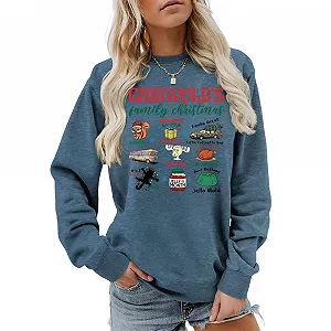 Женский свитшот MLZHAN Griswold's Tree Farms Рождественская елка - Фото 1