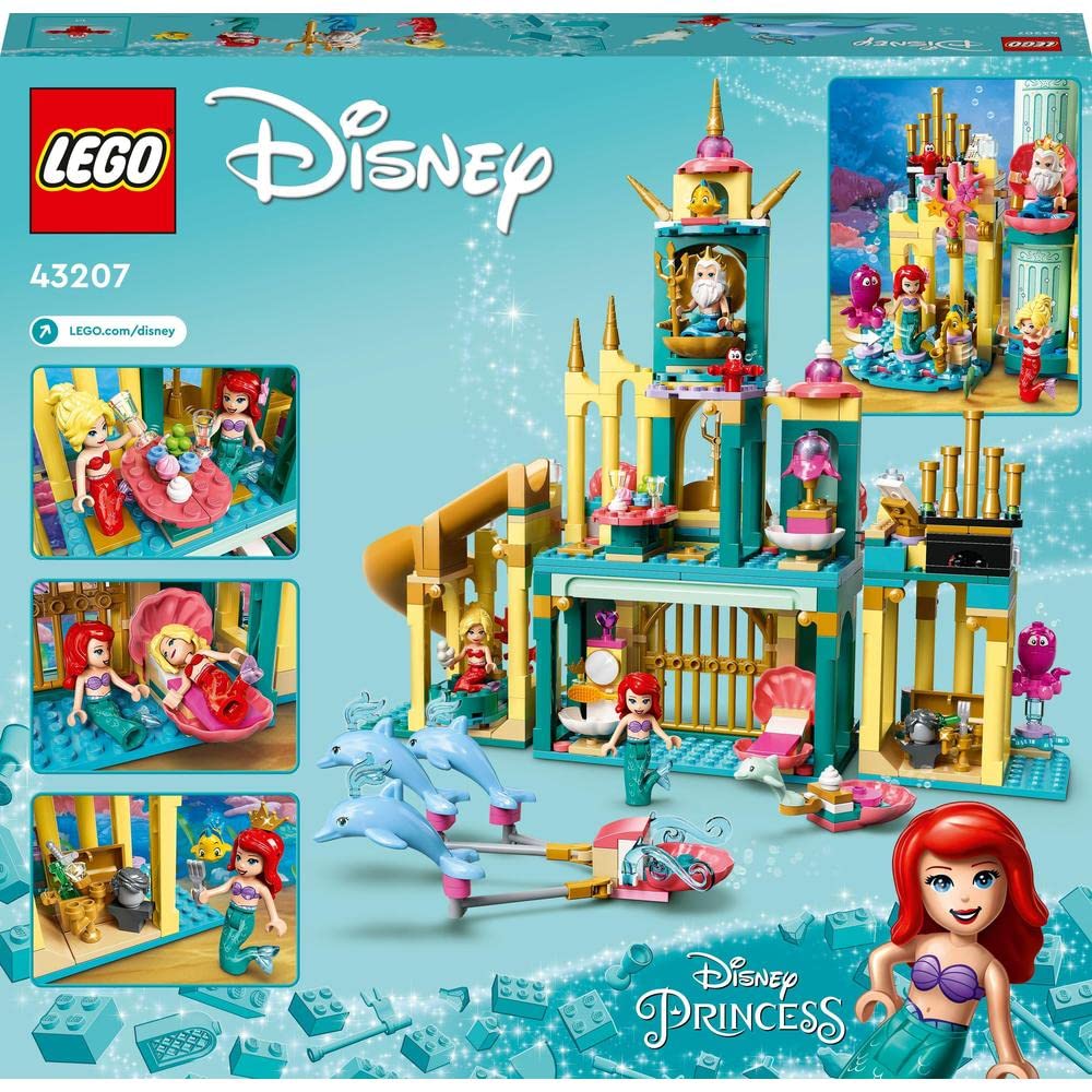 Набір LEGO 43207 Disney Підводний замок Аріель, фото №6