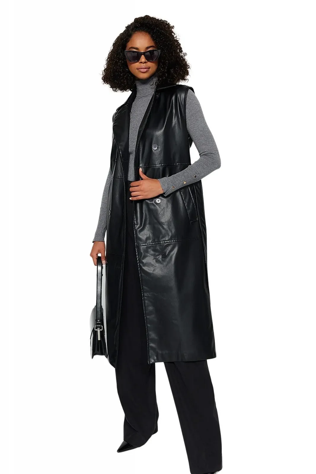 Жилет TRENDYOL Прямой Классический Hijab, фото №1 Жилет TRENDYOL Прямой Классический Hijab, фото №1