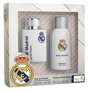 Подарунковий набір Real Madrid (туалетна вода 100 мл + дезодорант 150 мл - Фото 1