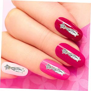 Прикраса для нігтів WOONEKY Діамант зі сплаву 54шт. synthetic.ua - Фото 1