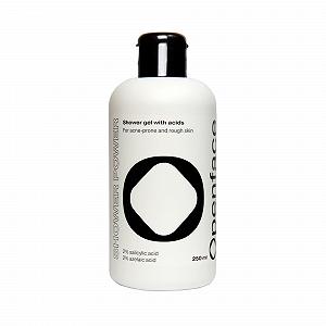 Гель для душу Openface Shower Power Body Wash 2% саліцилова кислота + 2% азелаїнова кислота pH 4.5 250 мл - Фото 1