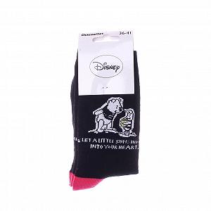 Шкарпетки Disney Winnie L Ourson Winnie + Porcinet 1 Чорний 36-41 synthetic.ua - Фото 1