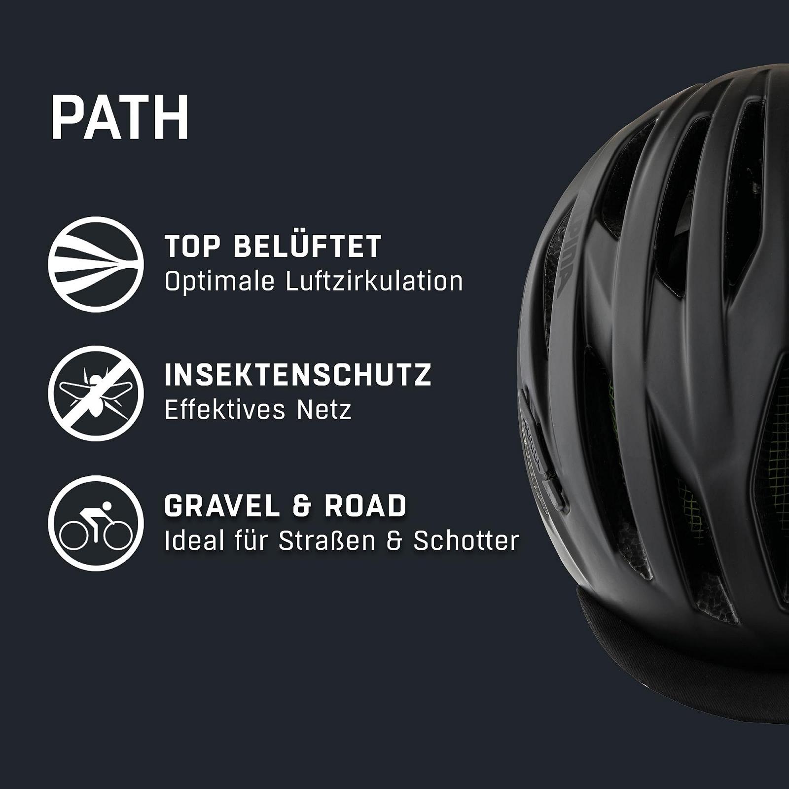 Шлем ALPINA Path с сеткой от насекомых для взрослых, фото №2
