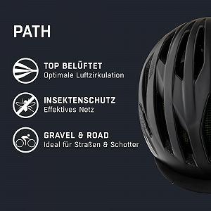 Шлем ALPINA Path с сеткой от насекомых для взрослых synthetic.ua - Фото 1