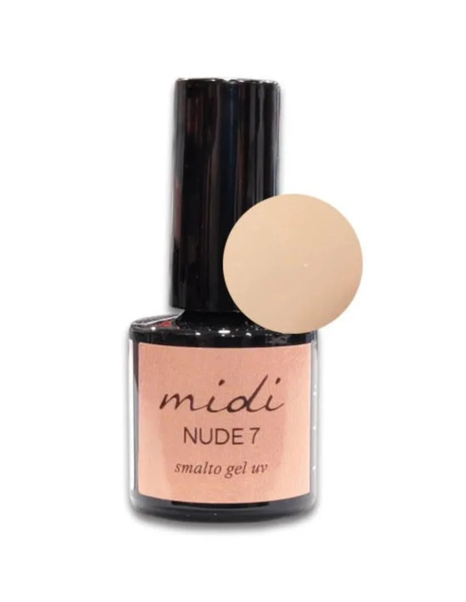 Полуперманентный лак для ногтей La Jolie Midi 7 мл, цвет Nude 7 для восстановления ногтей, фото №1