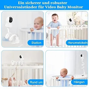 Тримач для відеоняні Funkprofi Universal Flexible Clip 1/4 Thread synthetic.ua - Фото 1