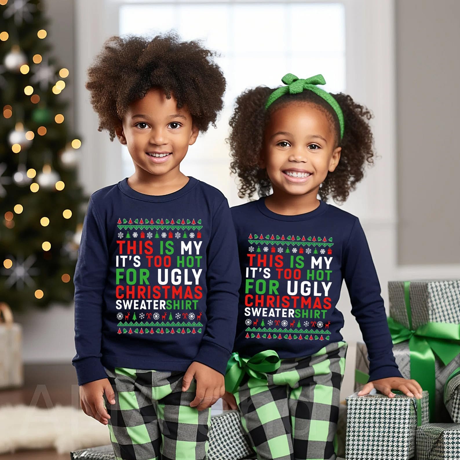 Різдвяний джемпер TCWWBB для хлопчиків та дівчаток, фото №4