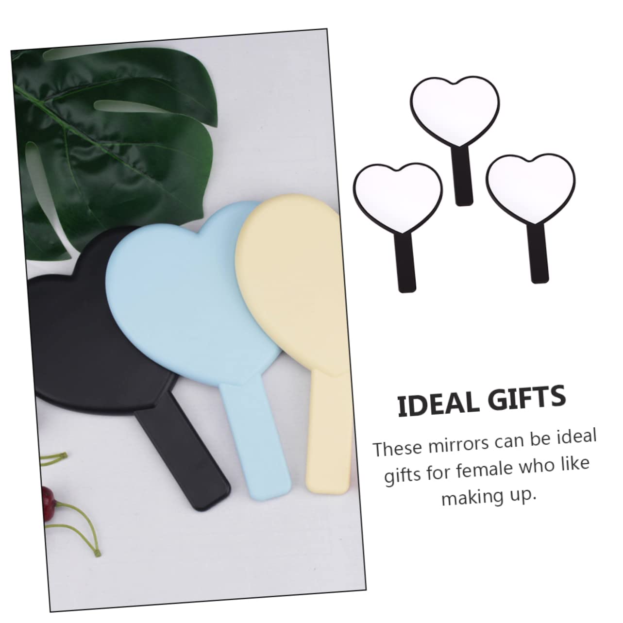 Косметическое зеркало Angoily с ручкой зеркало для детей ретро для путешествий линза 6 шт, фото №3 Косметическое зеркало Angoily с ручкой зеркало для детей ретро для путешествий линза 6 шт, фото №3