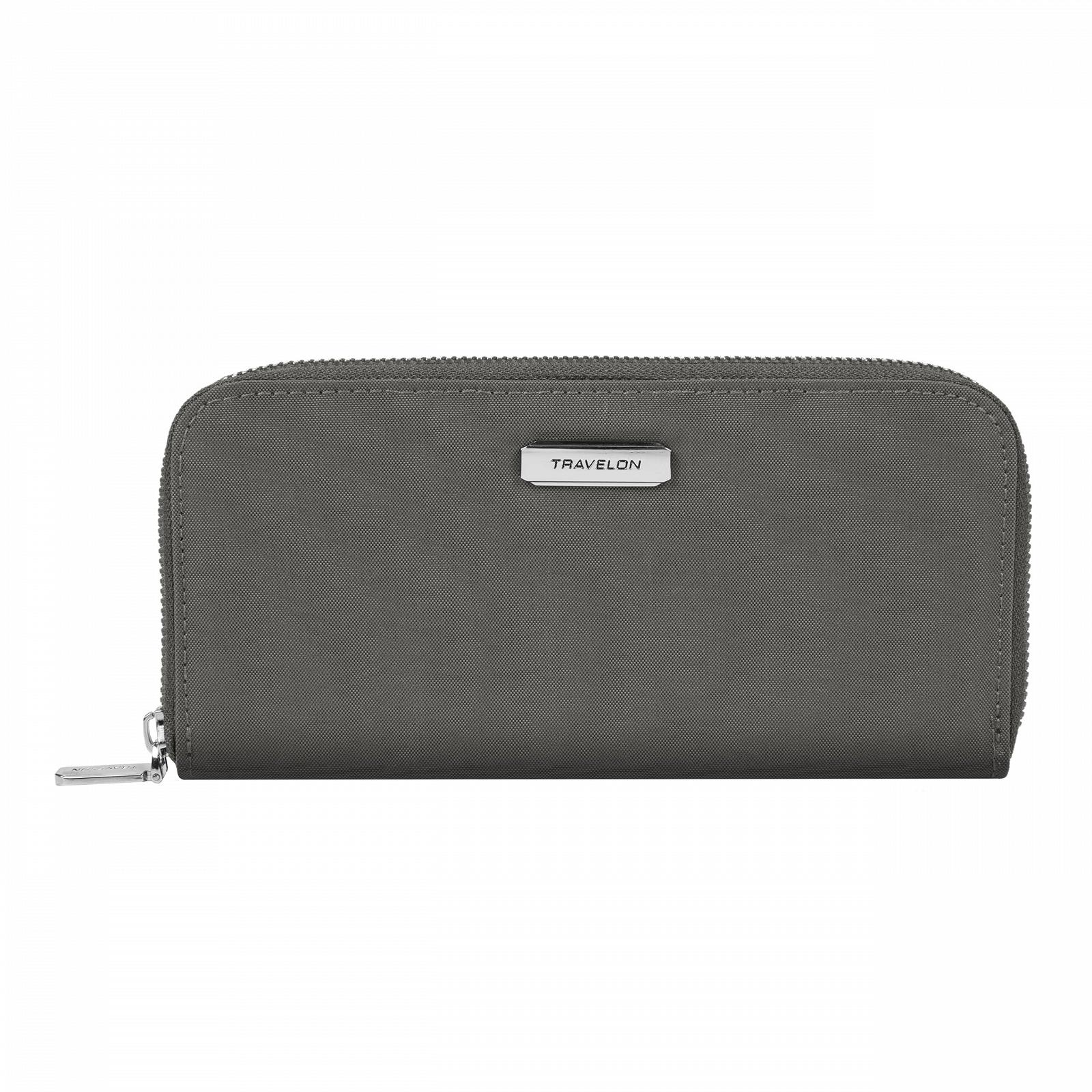 Гаманець Travelon RFID Blocking з однією блискавкою, фото №1