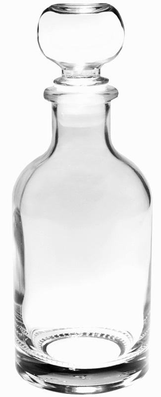 Штоф скляний Циліндр 350мл зі скляною пробкою, фото №1 Штоф скляний Циліндр 350мл зі скляною пробкою, фото №1