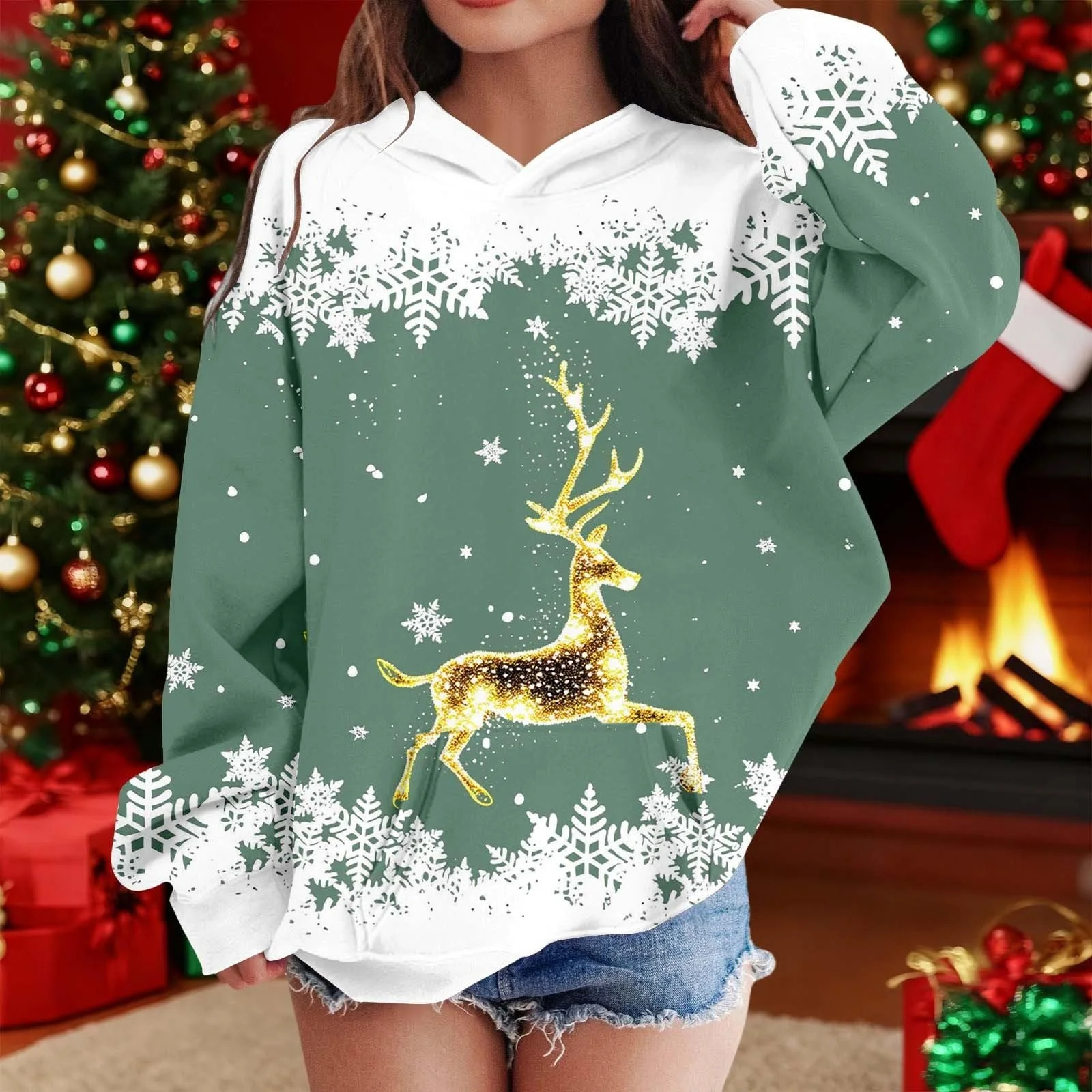 Худі Різдвяне для дівчат, фото №3