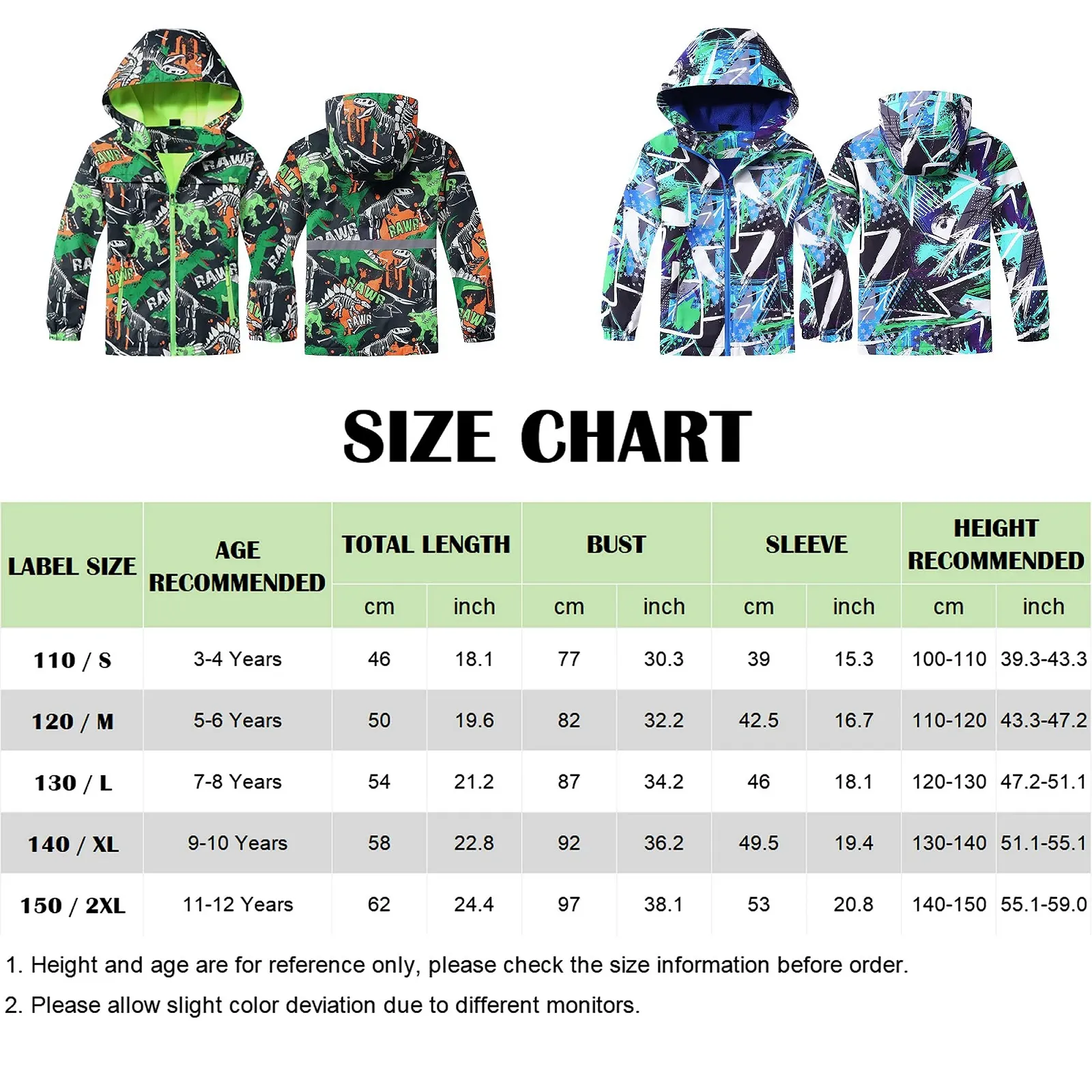 Дитяча дощова куртка Fewlby з капюшоном, водонепроникна, фото №7 Дитяча дощова куртка Fewlby з капюшоном, водонепроникна, фото №7