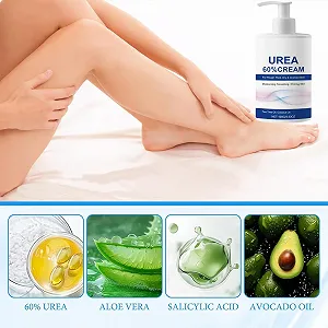 Восстанавливающий крем для ног и рук 60% Urea Cream с пилкой для стоп synthetic.ua - Фото 1
