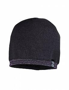 Шапка Maximo Mini Girl Lurex з повною підкладкою, Карбоновий меланж, 49-51 - Фото 1