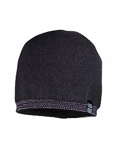 Шапка Maximo Mini Girl Lurex с полной подкладкой, Карбоновый меланж, 49-51 - Фото 1