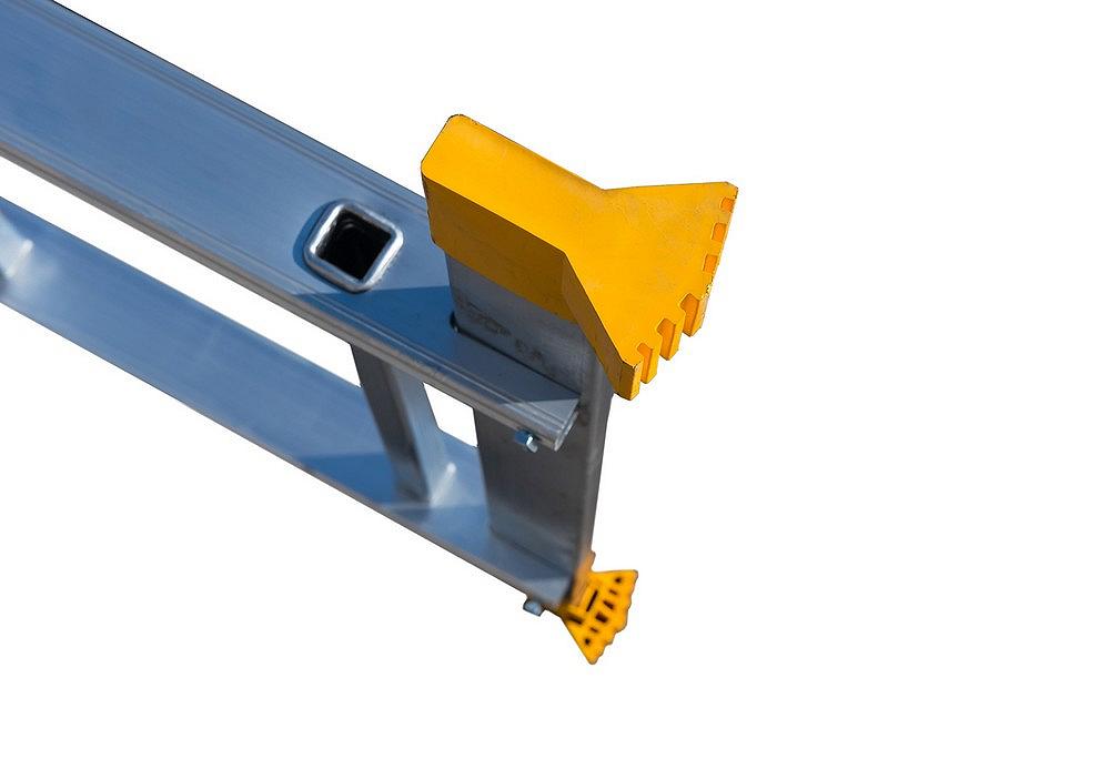 Драбина алюмінієва MASTERTOOL 3-х секційна 3х9 ступенів h=6200 мм max 150 кг 79-1309, фото №11