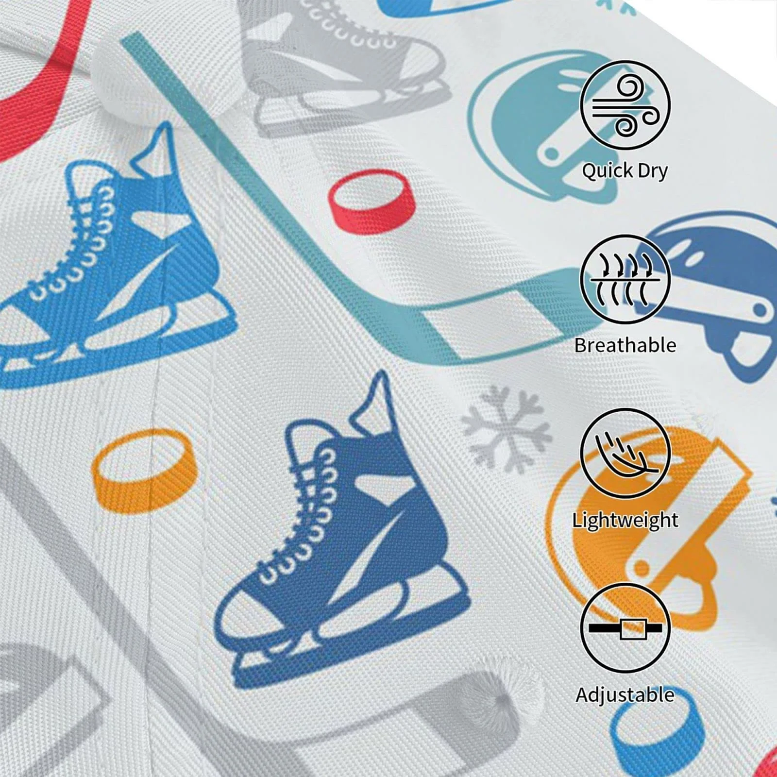 Бейсболка LAMAME с принтом Many Skulls Get Together, регулируемая, фото №4