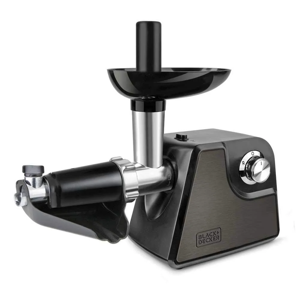 Мясорубка Black+Decker BXMMA1000E 1000 W, нержавеющая сталь, 3 диска, фото №1 Мясорубка Black+Decker BXMMA1000E 1000 W, нержавеющая сталь, 3 диска, фото №1