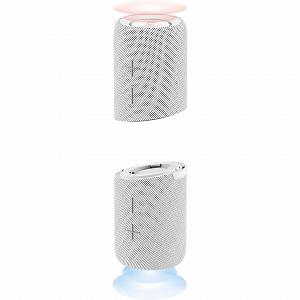Портативна колонка Hama Twin 2.0 Bluetooth Водонепроникний Білого кольору synthetic.ua - Фото 1